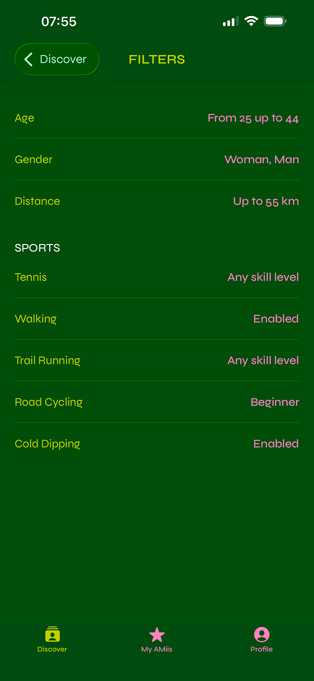 Smart discovery filters